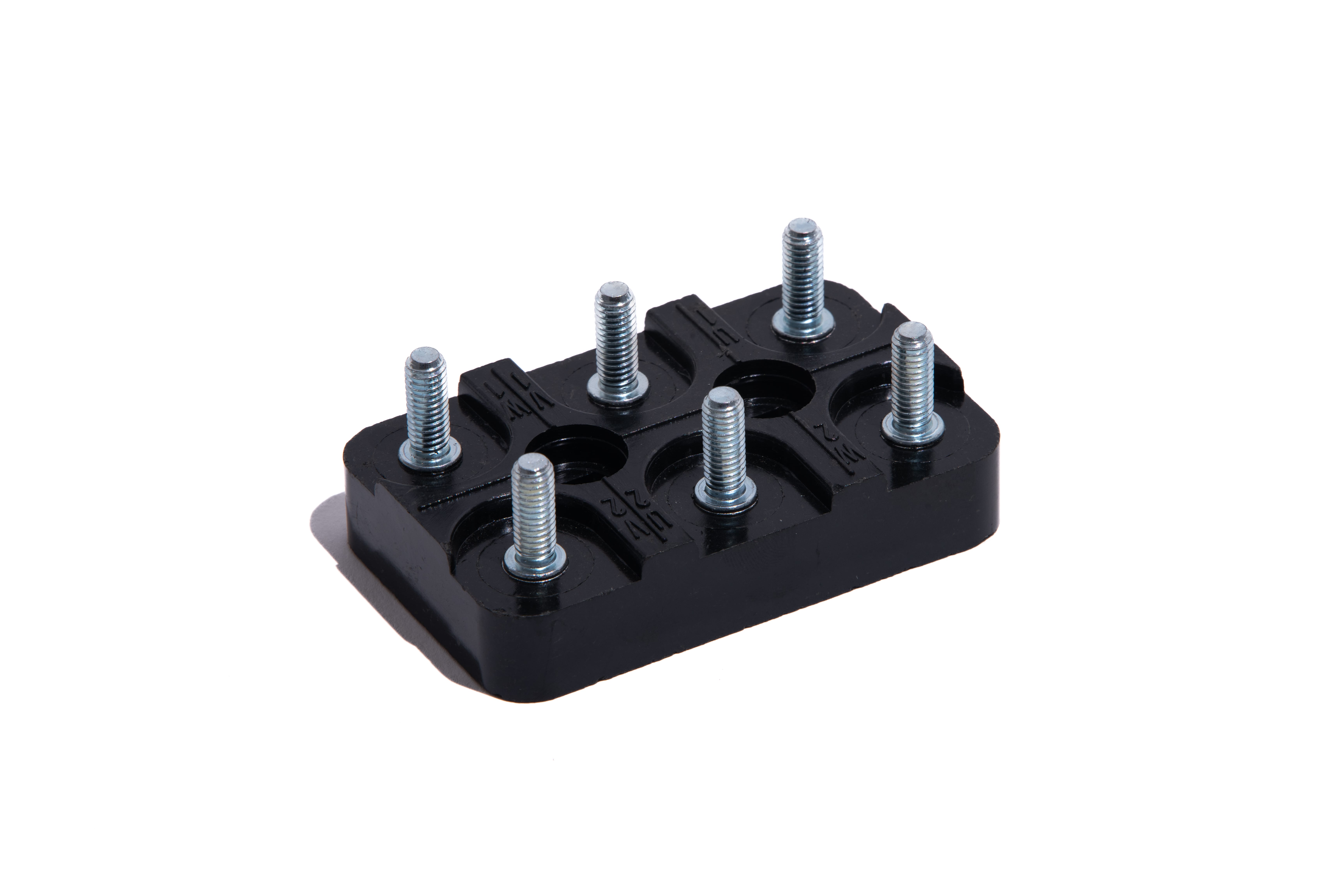 Morsettiera con 6 perni fissi - 0156 MR